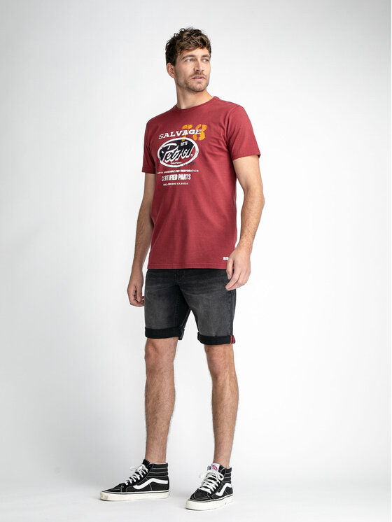T-shirt M-1030-TSR700 Rosso Regular Fit