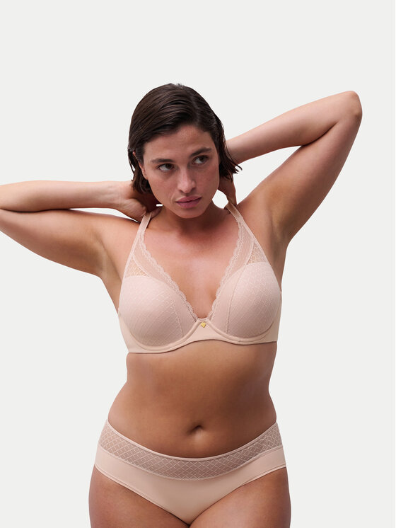 Chantelle Chantelle Podprsenka s kosticami Norah Chic C16MNA Ružová