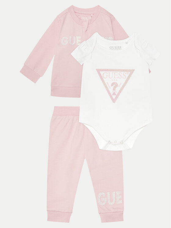 Guess Guess Komplektas: palaidinė ir kelnės S5RG06 KAN04 Balta
