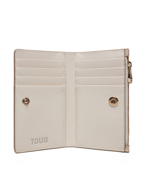 TOUS TOUS Portafoglio Kaos Mini Lines 2002183501 Beige