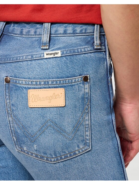 Wrangler Wrangler Jeansy Piper 653 Niebieski Slim Fit