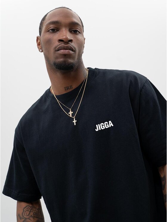 Jigga Wear Jigga Wear T-Shirt 132301 Czarny Oversize