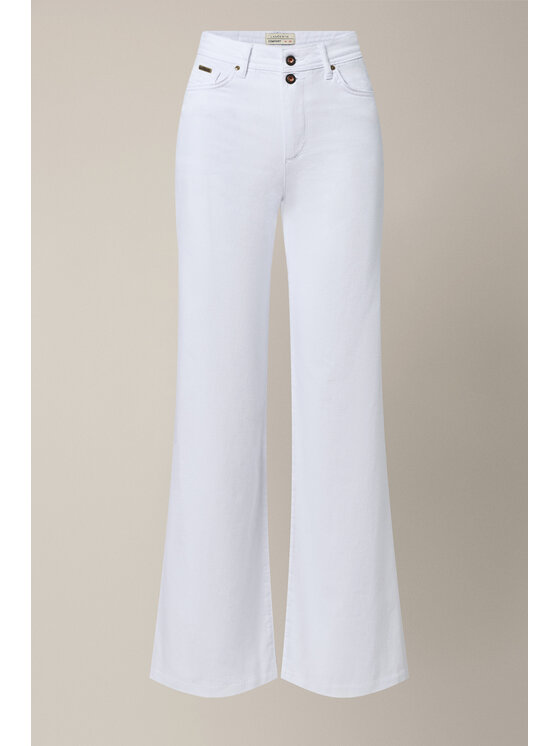 Lancerto Lancerto Jeansy Callisto SP113226000013 Biały Regular Fit