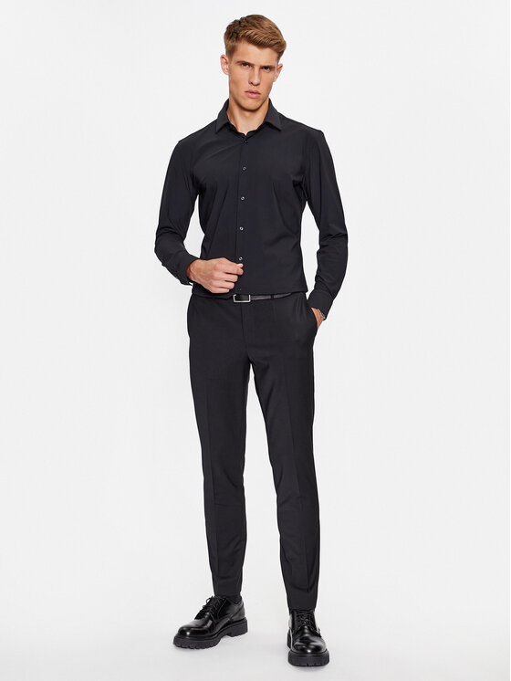 BOSS Boss Košulja P-Hank-S-Kent-C1-222 50503554 Crna Slim Fit