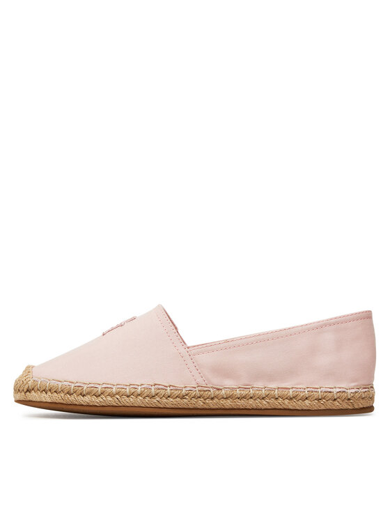 Tommy Hilfiger Tommy Hilfiger Espadrilės Embroidered Flat Espadrille FW0FW07721 Rožinė