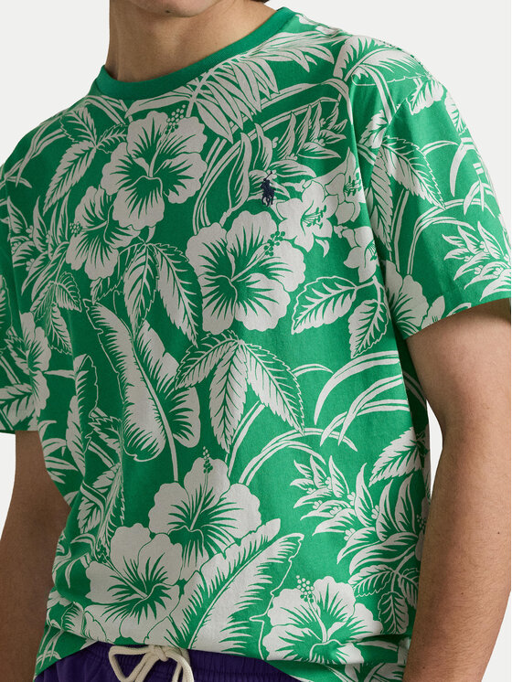 Polo Ralph Lauren Polo Ralph Lauren T-shirt 710B16614001 Verde Regular Fit