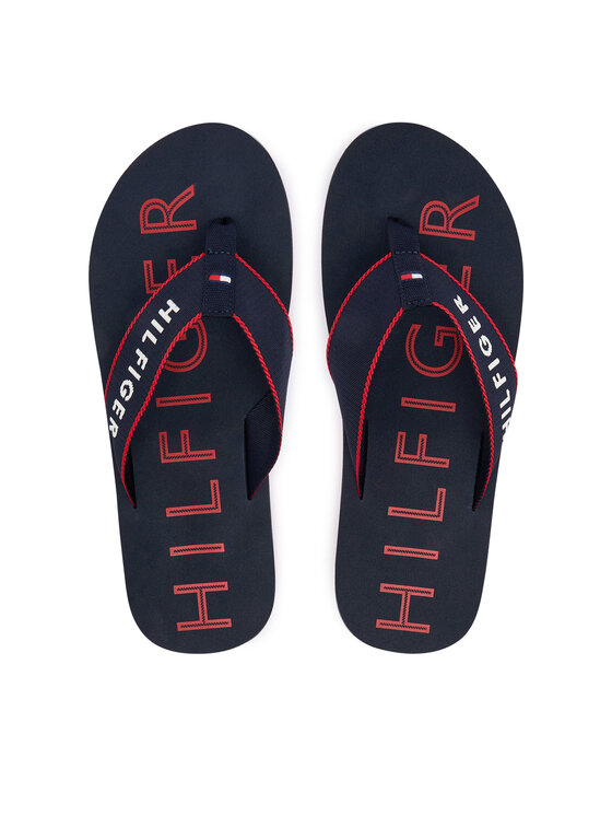 Tommy Hilfiger Tommy Hilfiger Σαγιονάρες Sporty Hilfiger Beach Sandal FM0FM05913 Σκούρο μπλε