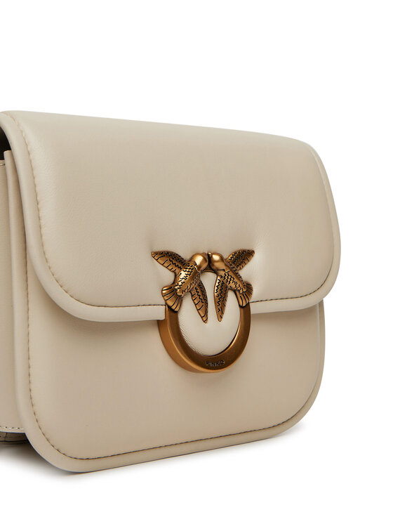 PINKO PINKO Geantă Love Box Bag Fl Mini 104297 A26L Écru