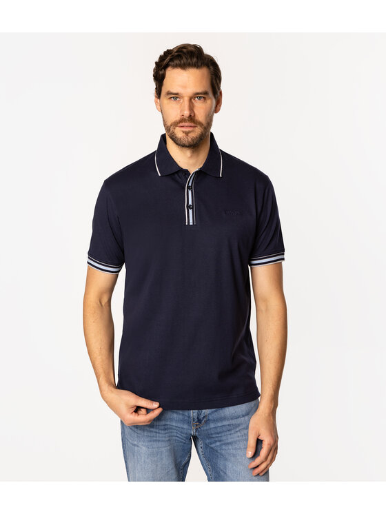 Lee Cooper Lee Cooper Polo TOR 5001 Granatowy Regular Fit
