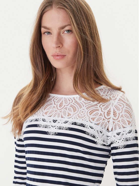 Morgan Morgan Bluse 251-TMACO Dunkelblau Slim Fit