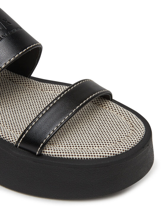 Armani Exchange Armani Exchange Sandály XDP054 XV921 00002 Černá