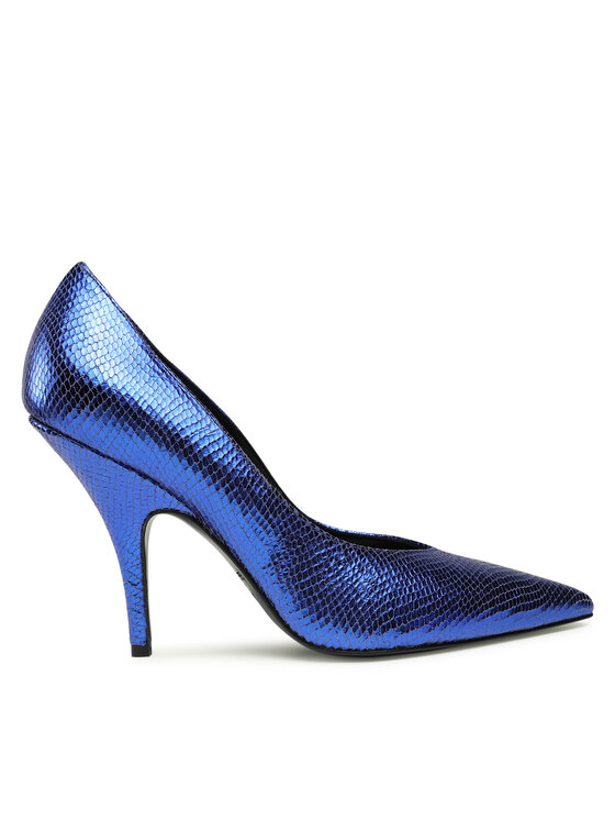 Pantofi cu toc subțire Patrizia Pepe 8Z0050/L060-C970 Shiny Blue Ray