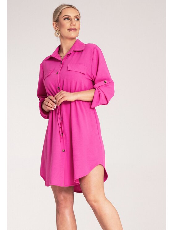 FIGL FIGL Vestito chemisier M1131 Viola Shirt Fit