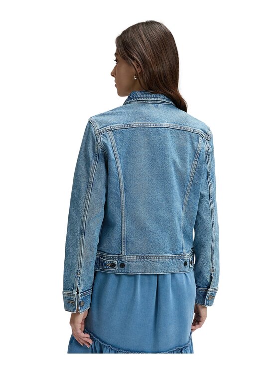 Lee Lee Kurtka jeansowa 112376956 Niebieski Regular Fit