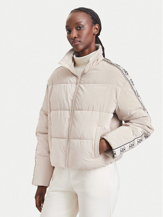 Guess Зимно яке V5BL11 WGYC2 Бежов Regular Fit