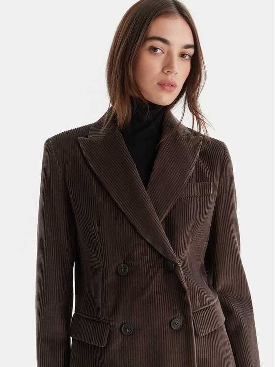 Weekend Max Mara Weekend Max Mara Giacca da abito Katanga 2525046062 Marrone Regular Fit