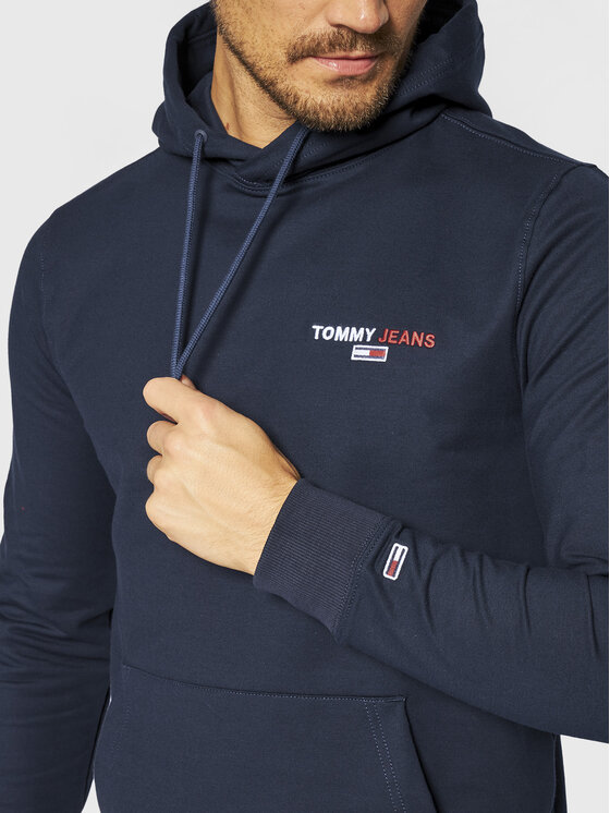 Tommy Jeans Džemperis Chest Graphic DM0DM08730 Tamsiai mėlyna Regular Fit •  Modivo.lt