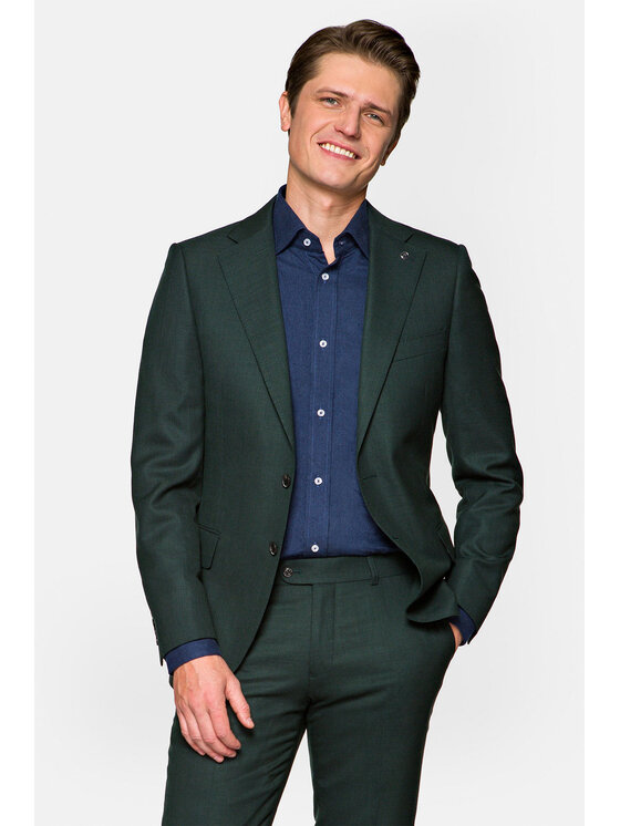 Lancerto Lancerto Garnitur Greenberg Zielony Regular Fit