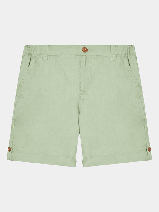 United Colors Of Benetton Bavlnené šortky 4BE7G9012 Zelená Regular Fit