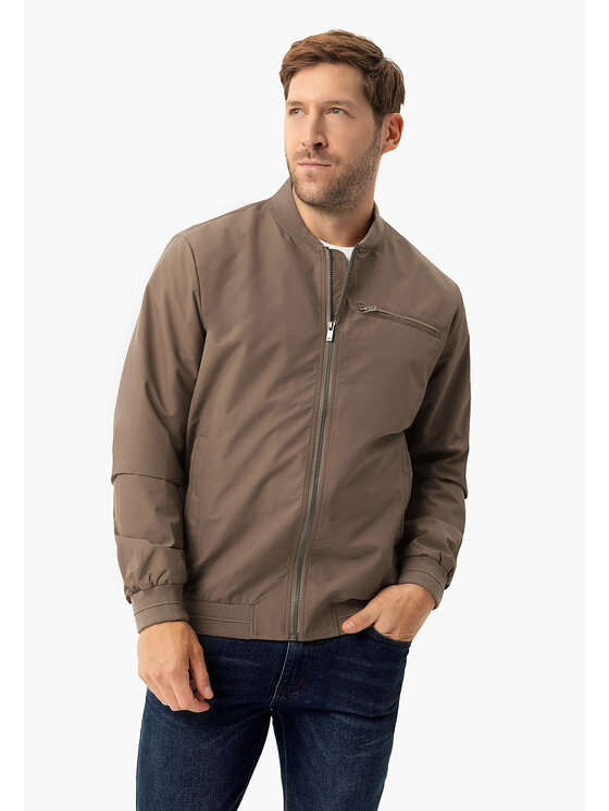 Volcano Volcano Kurtka bomber J-BAZIL Brązowy Regular Fit