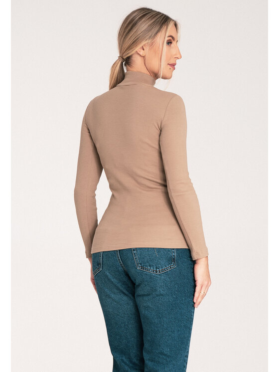 FIGL FIGL Blusa M1058 Beige Fitted Fit