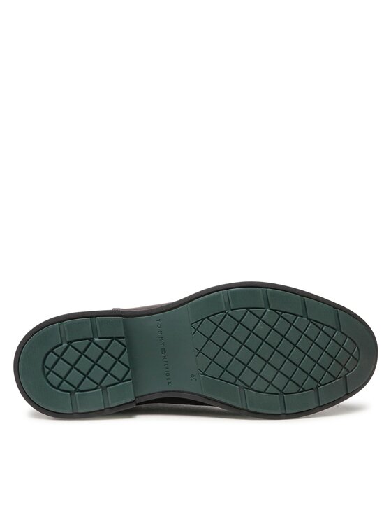 Tommy Hilfiger Tommy Hilfiger Gležnjarji Chelsea Elevated Rounded Lth Chelsea FM0FM04183 Rjava