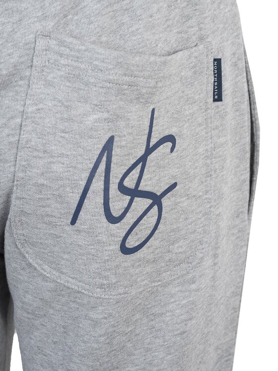 North Sails North Sails Pantaloni di tessuto 90 3204 000 | Sweatpant W Grigio Regular Fit