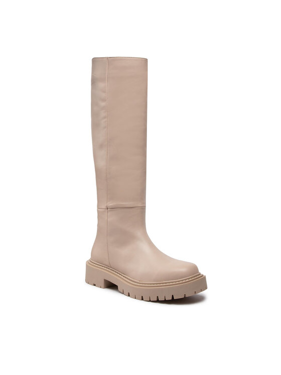 Simple Simple Stiefel SL-18-02-000051 Beige