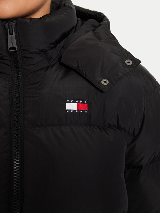 Tommy Jeans Tommy Jeans Geacă din puf Alaska DW0DW18610 Negru Regular Fit