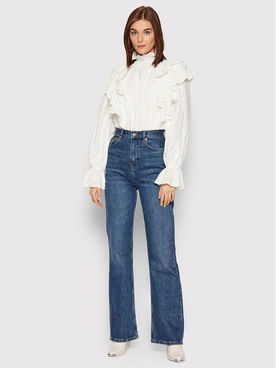 Blusa Bibi 12529 Bianco Regular Fit