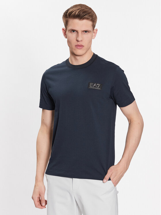 EA7 Emporio Armani Tricou 3RPT72 PJ8SZ 1578 Bleumarin Regular Fit