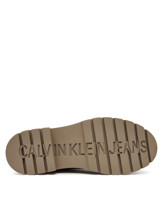Calvin Klein Jeans Calvin Klein Jeans Holínky Mid Rainboot Rubber YW0YW02004 Hnědá
