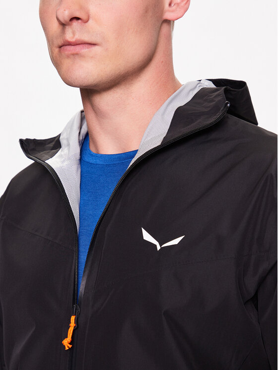 Salewa Salewa Kurtka przeciwdeszczowa Puez 28615 Czarny Regular Fit