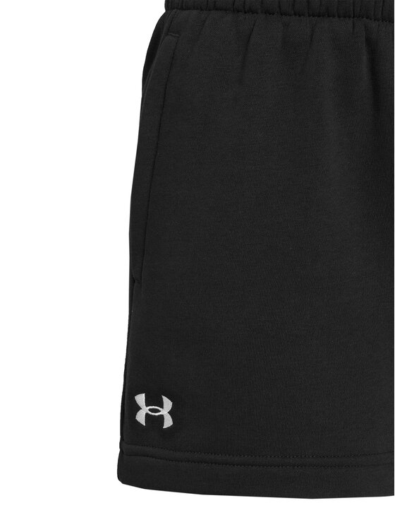 Under Armour Under Armour Szorty sportowe Rival Fleece Short 1382723-001 Czarny Loose Fit