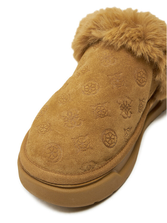 Guess Guess Naminės šlepetės Unika3 FLFUK3 FAL06 Ruda