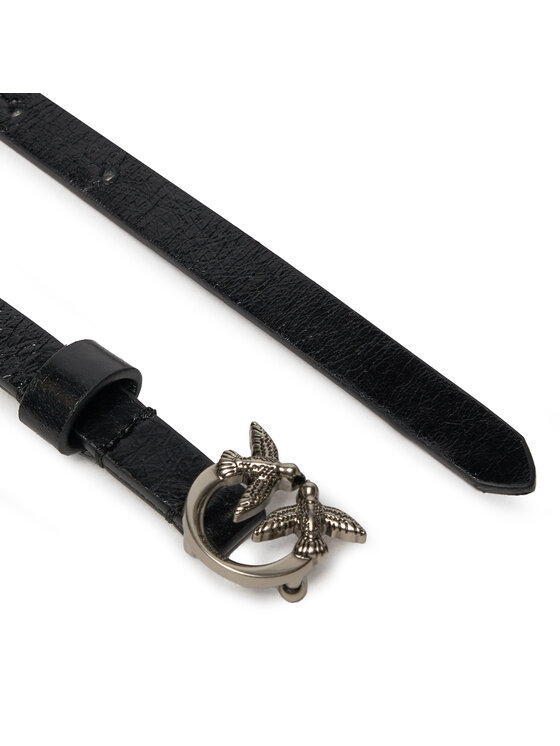 PINKO Pinko Opasok Love Berry H1 Belt 20241 PLT01 102148 A1UI Čierna