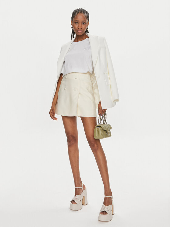 MVP Wardrobe MVP Wardrobe Trapézová sukně MVPE4GO040.0TE0138 Béžová Classic Fit