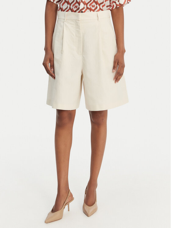 Weekend Max Mara Weekend Max Mara Βερμούδα Ecuba 2615141022 Εκρού Loose Fit