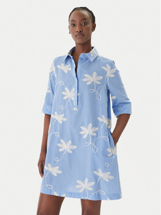 LOLA CASADEMUNT LOLA CASADEMUNT Vestito chemisier LS2616135 Blu Relaxed Fit