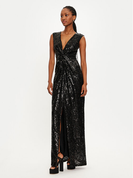 Rinascimento Rinascimento Õhtune kleit CFC0121922003 Must Regular Fit