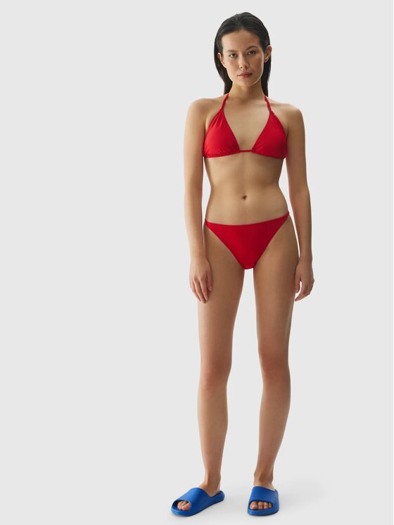 4F 4F Bikiny 4FWSS24UBKTF043-62S Červená