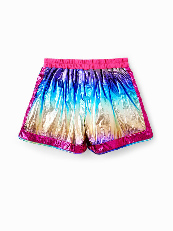 Desigual Desigual Szorty materiałowe 23SGPW02 Kolorowy Regular Fit