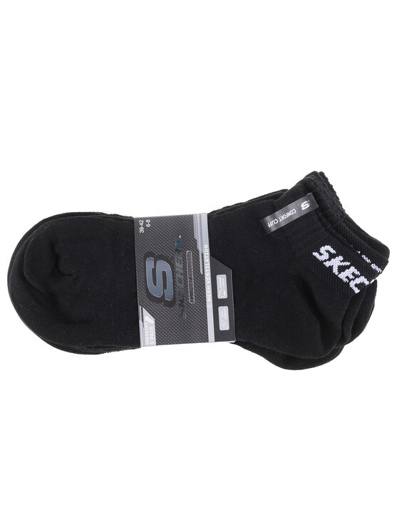 Skechers Skechers Calzini corti Skechers 5PPK Mesh Ventilation Socks Nero