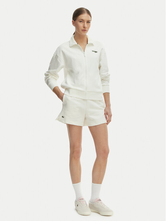 Lacoste Lacoste Szorty sportowe GF5341 Écru Regular Fit