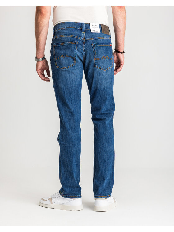 Mustang Mustang Jeansy TRAMPER STRAIGHT Niebieski Straight Fit