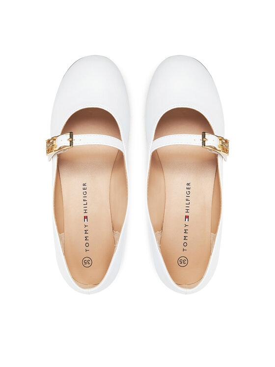 Tommy Hilfiger Tommy Hilfiger Μπαλαρίνες T3A3-33768-0326 S Λευκό