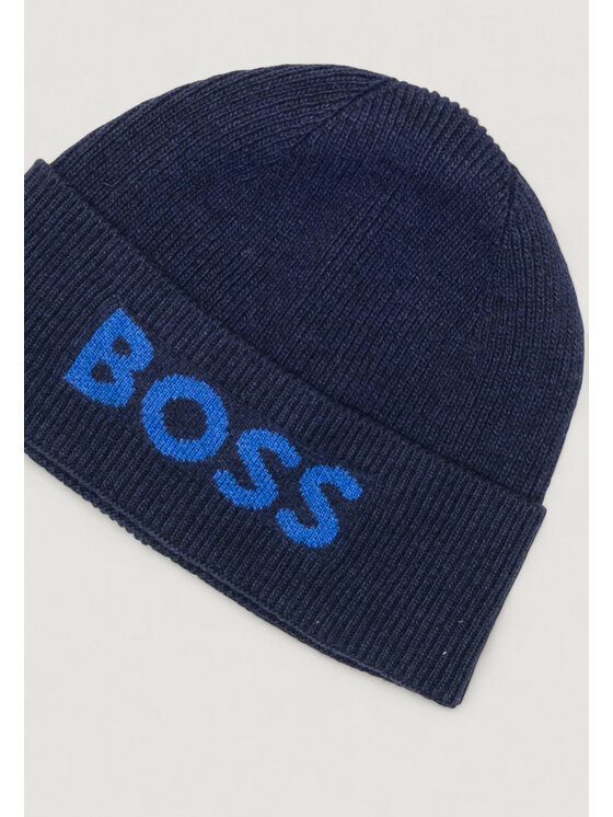 BOSS BOSS Czapka Elios_Hat 10274291 01 Niebieski