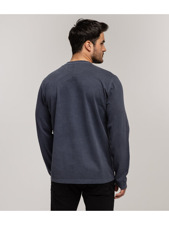 Lee Cooper Lee Cooper Longsleeve MARIUS 2400 Granatowy Regular Fit