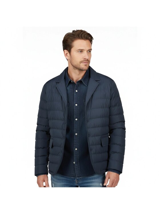 Geographical Norway Geographical Norway Kurtka puchowa WZ7952H/GN-Navy Granatowy Regular Fit