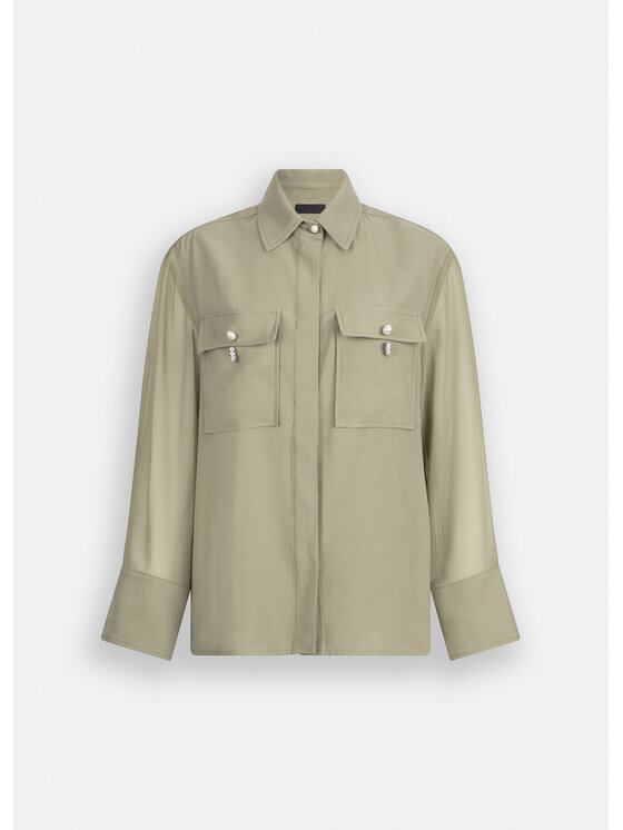 Liu Jo Liu Jo Camicia CF5221T011AX0707 Verde Regular Fit